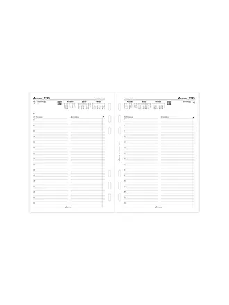 FILOFAX | Inserto per agenda giornaliero tedesco A5 Multifit 2026 | 